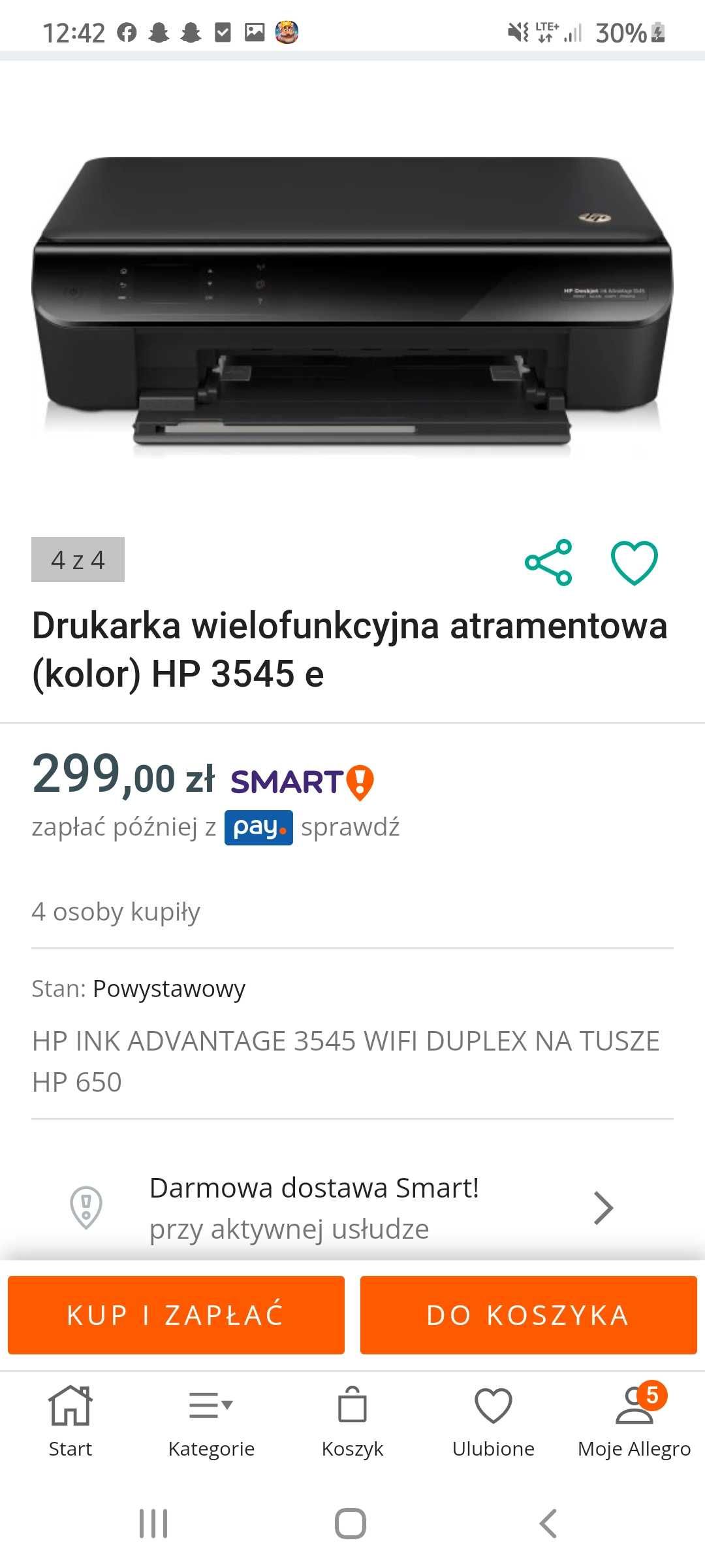 Drukarka Hp 3545