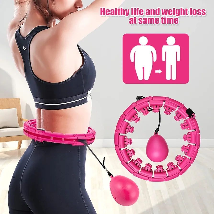 Hula hop różowe smart N353