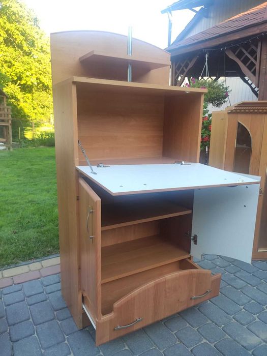 Regał, zestaw mebli, młodzieżowy, olcha, używany, cały komplet,