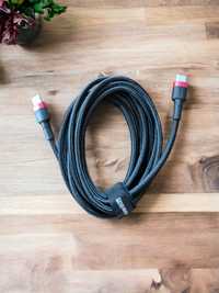 Kabel pleciony USB typu c do ładowarki do telefony do telewizora 100 W