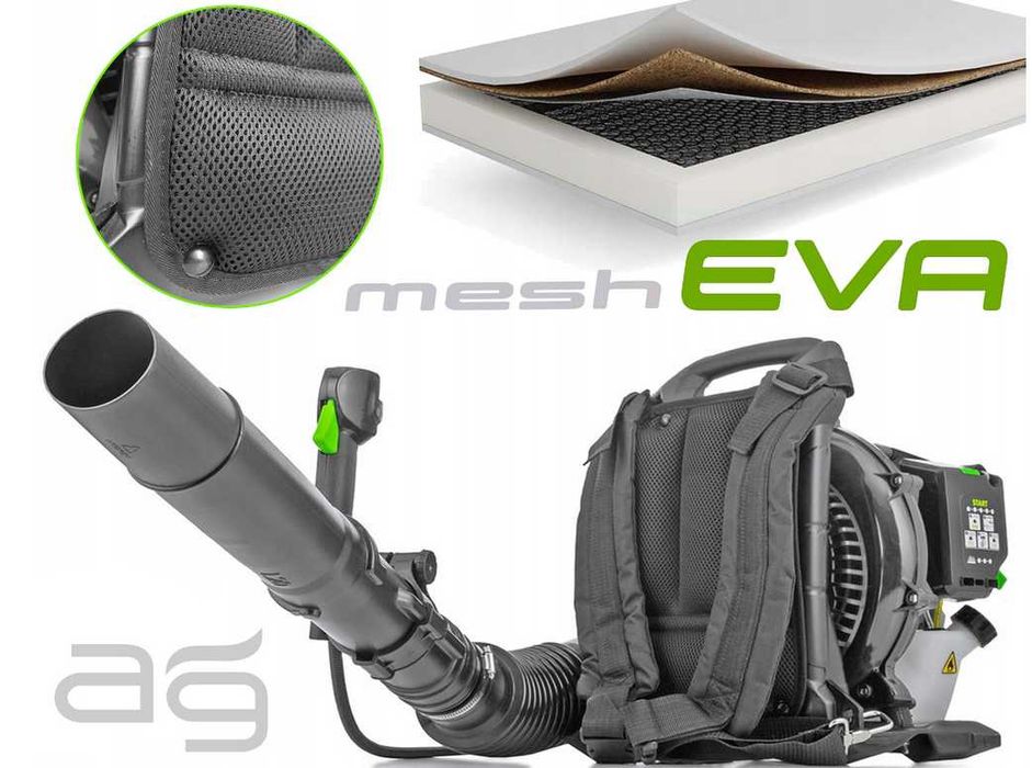 Spalinowa MOCNA Dmuchawa do Liści Śniegu Plecakowa 370km/h 24m3 Nowa