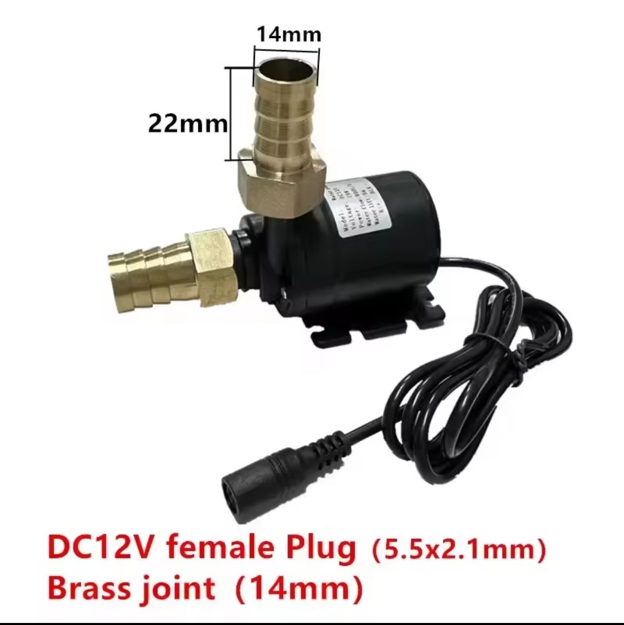 Pompa do cieczy wydajna 12V 700L/h