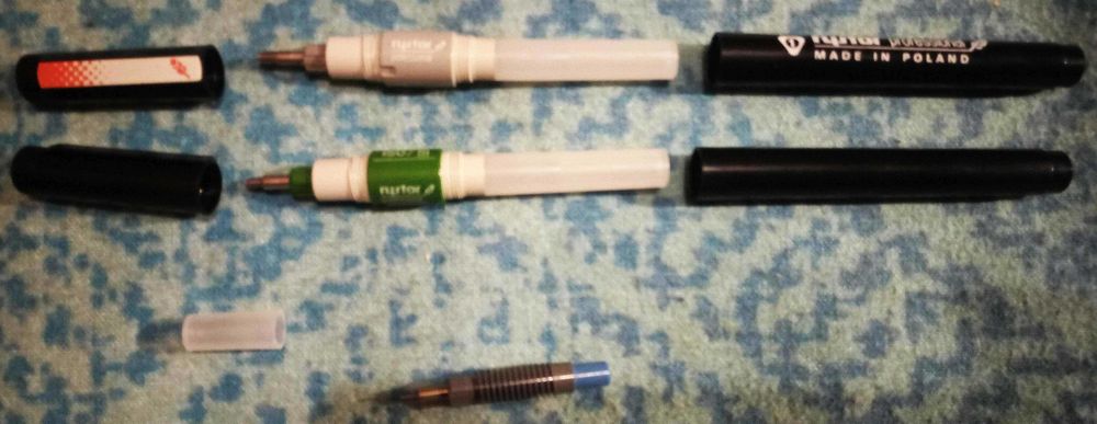 Rapidografy Rystor Komplet 7 + 2 szt.