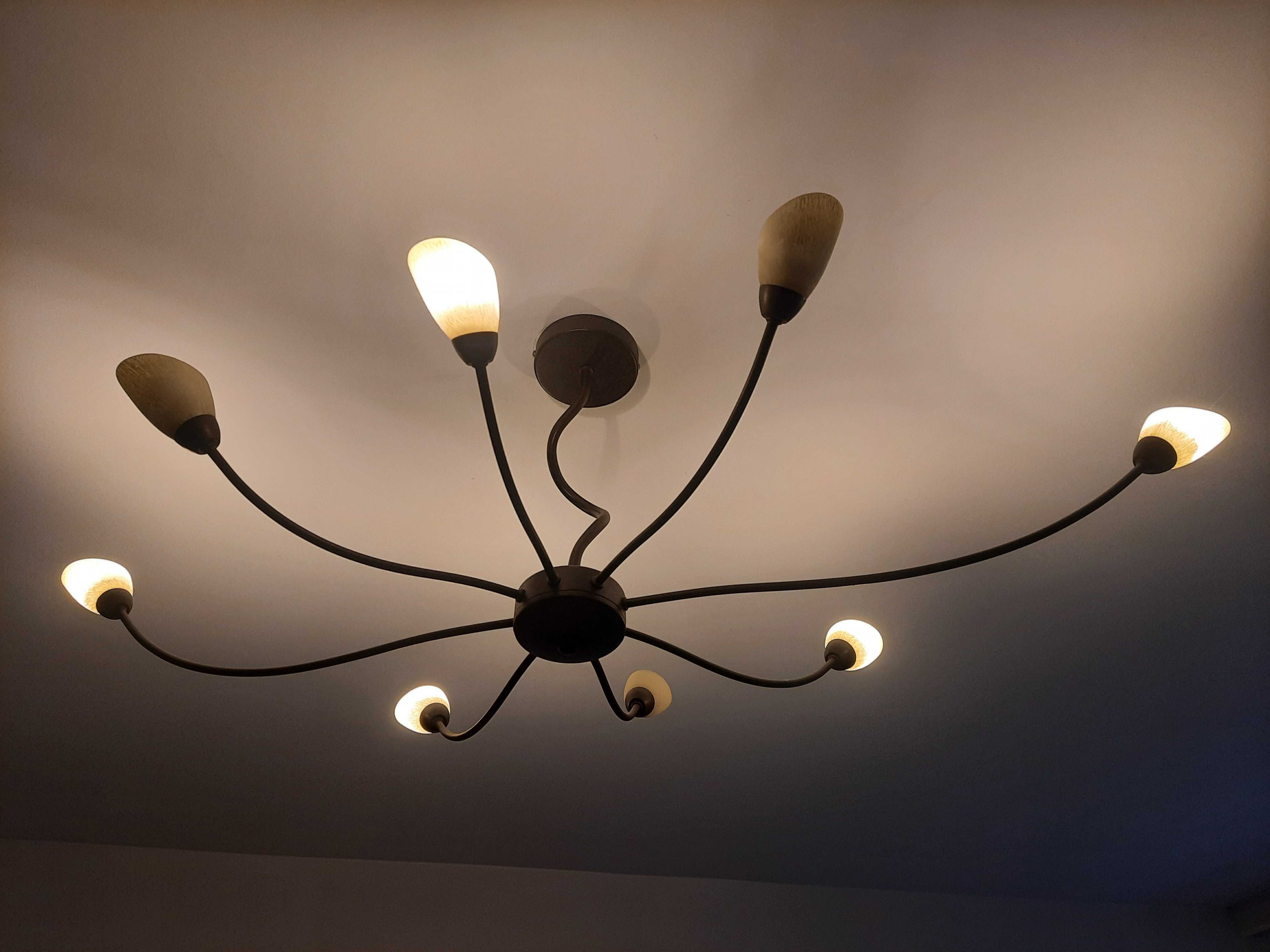 Lampa z kompletem żarówek LED, duża