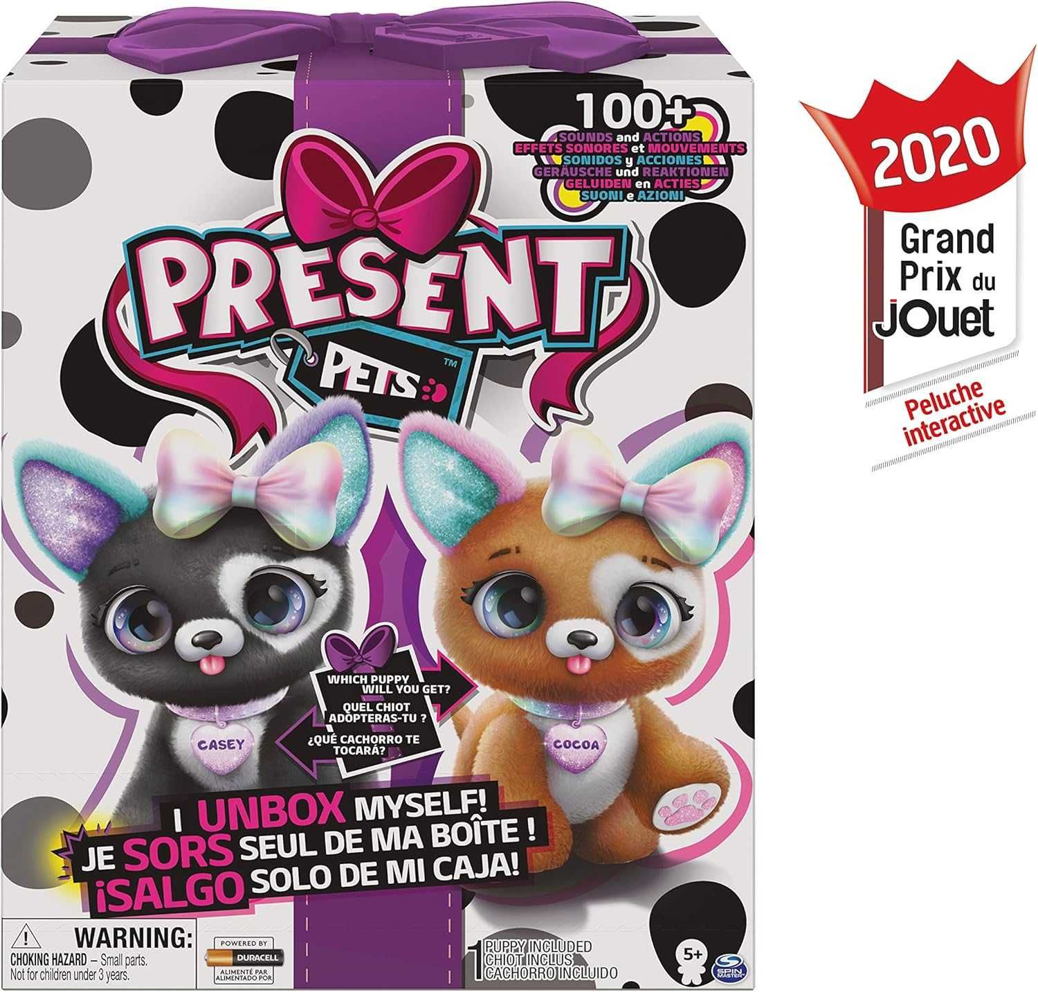Интерактивный щенок Презент петс Present Pets Glitter Puppy