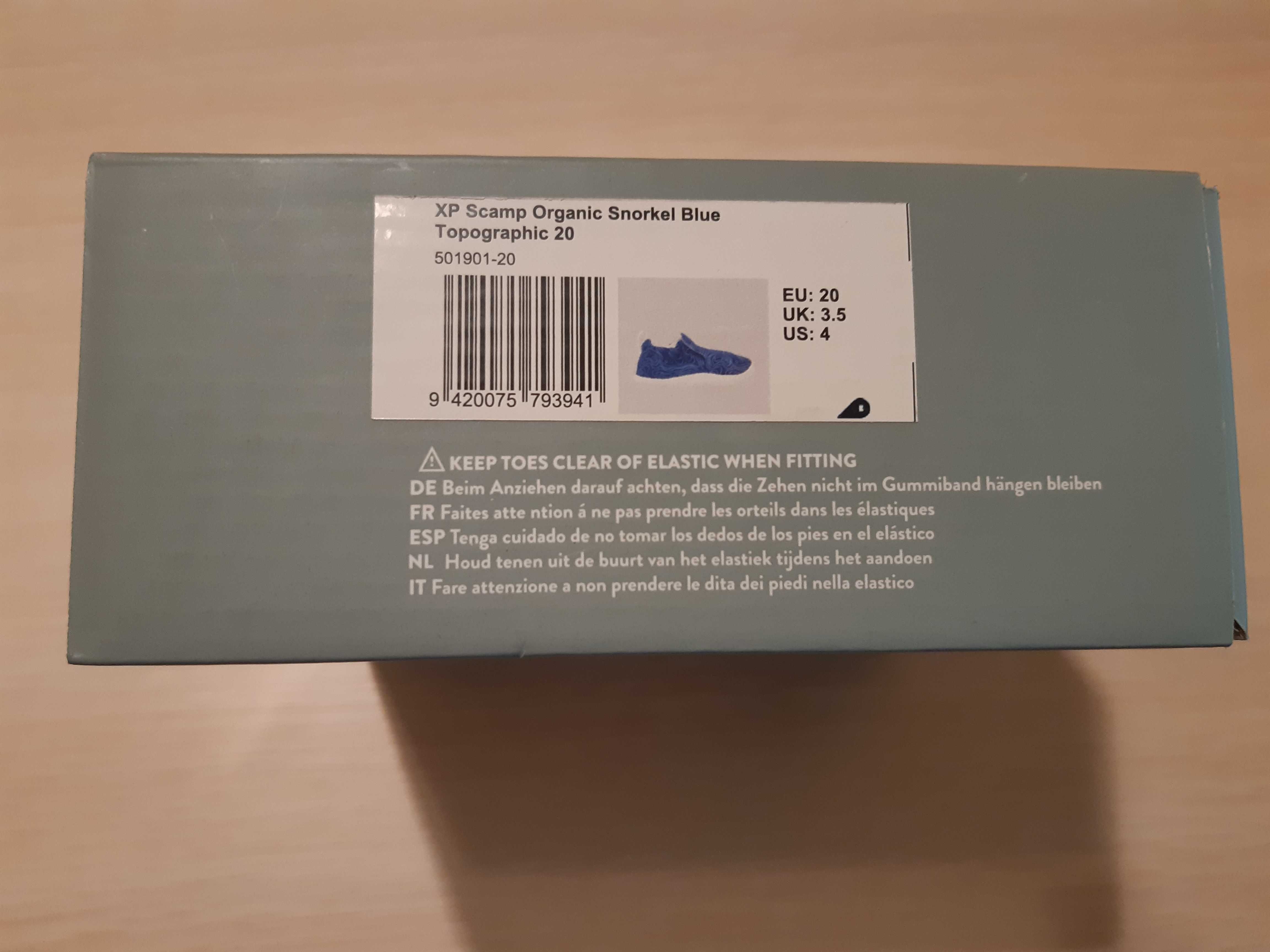 Buciki dziecięce Bobux Xplorer Scamp Organic niebieskie - rozmiar 20