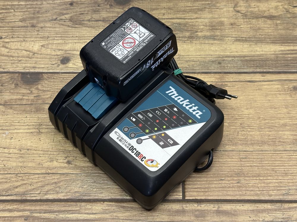 [Zestaw] bateria akumulator 18V 5AH / ładowarka LXT DC18RC Makita