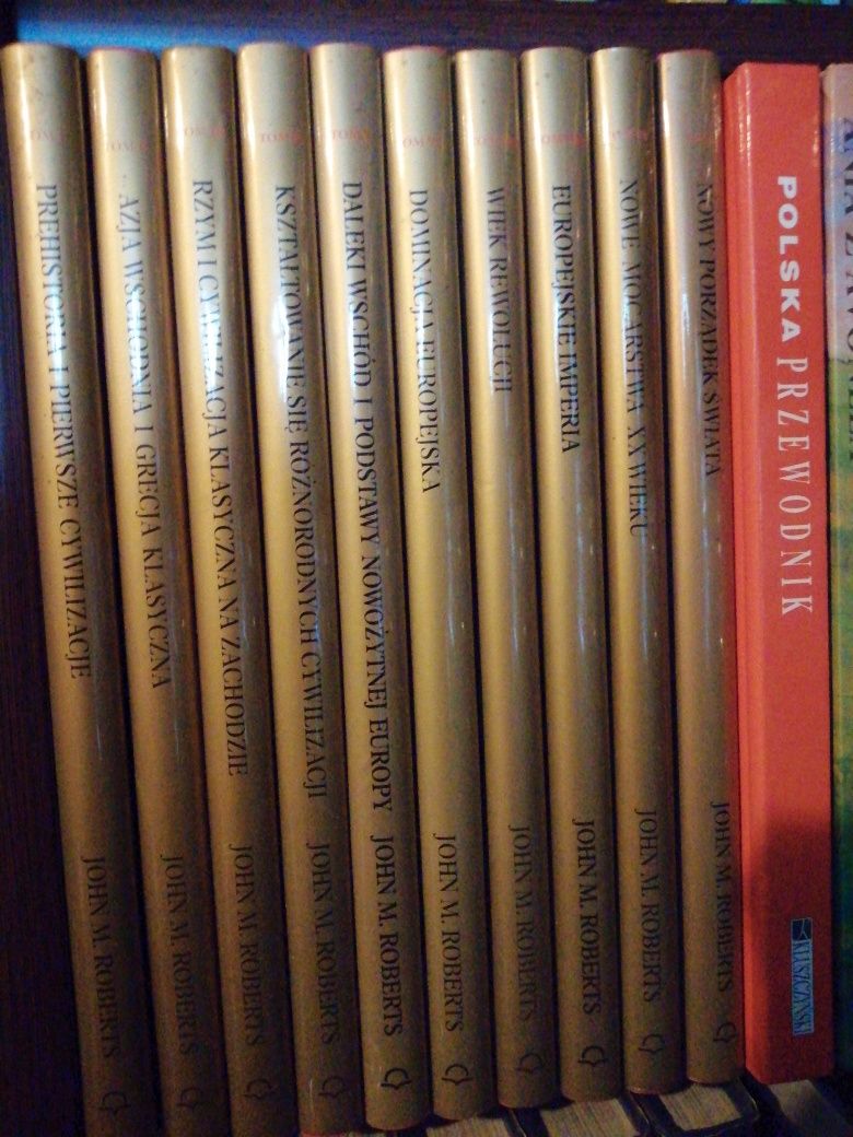 Ilustrowana historia świata 10 tomów książek John M. Roberts