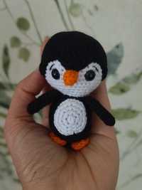 Mini Pinguim Amigurumi