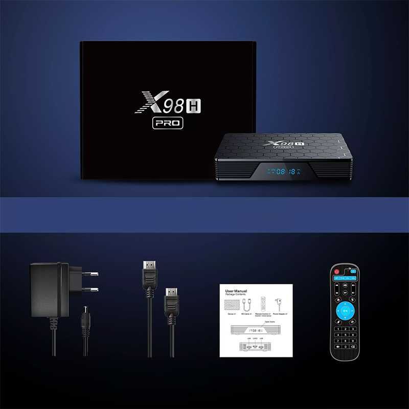 Смарт ТВ приставка X98H Pro WIFI6 4/32 Гб Smart TV Box Android 12