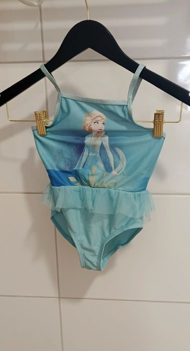Kostium kąpielowy jednoczęściowy dziewczęcy ELSA Character.com 4 lata