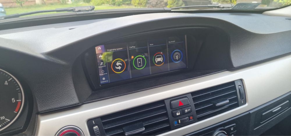 Stacja multimedialna Duzy Ekran CIC bmw e91 e92 e90 android carplay