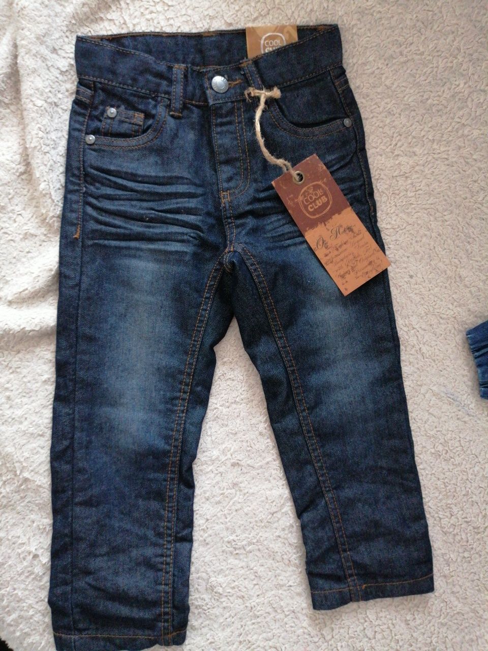 Spodnie jeansowe chłopięce r. 98 Cool Club