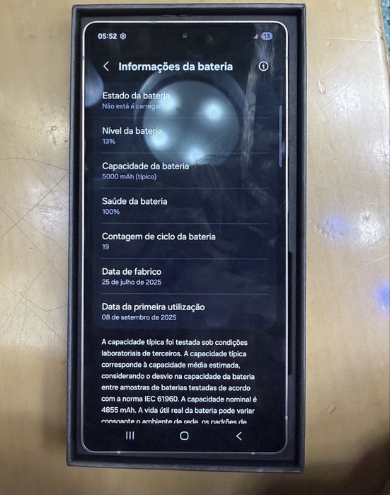 Samsung s25 ultra (fatura e garantia)