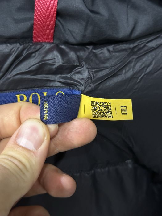 Оригінальна жилетка пухова Polo Ralph Lauren