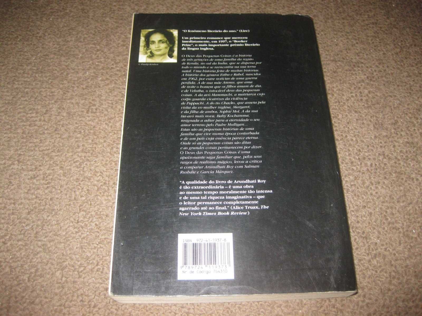 Livro "O Deus das Pequenas Coisas" de Arundhati Roy