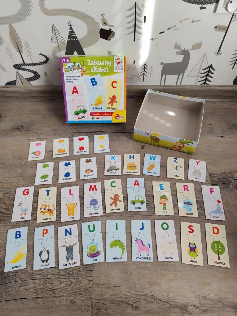Zestaw puzzli edukacyjnych Carotina