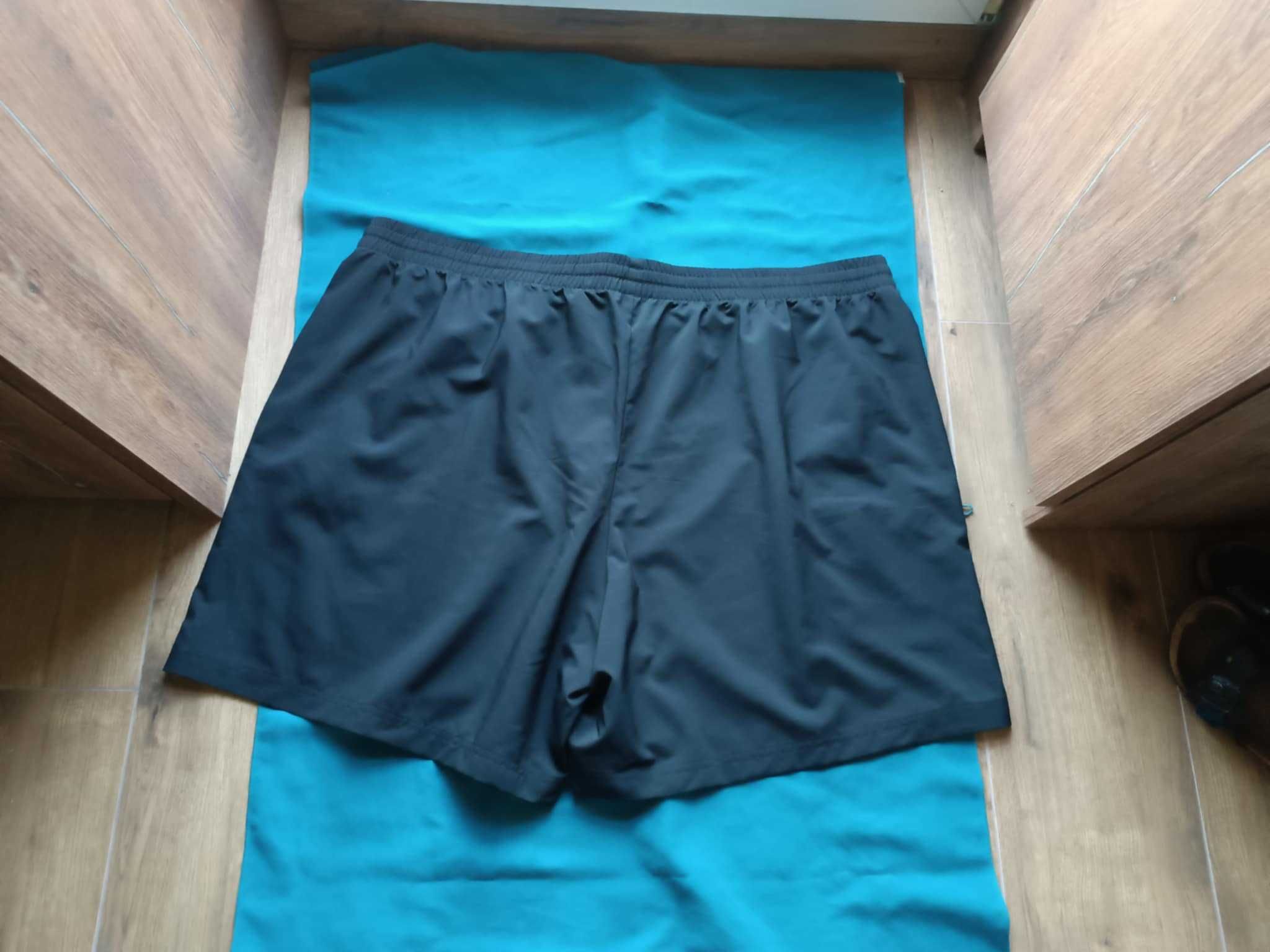 Szorty spodenki męskie czarne logowane nowe z metkami- 3XL/4XL- Adidas