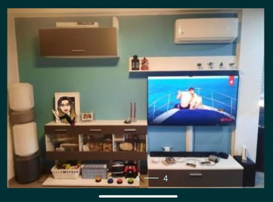 Conjunto móvel de TV sala
