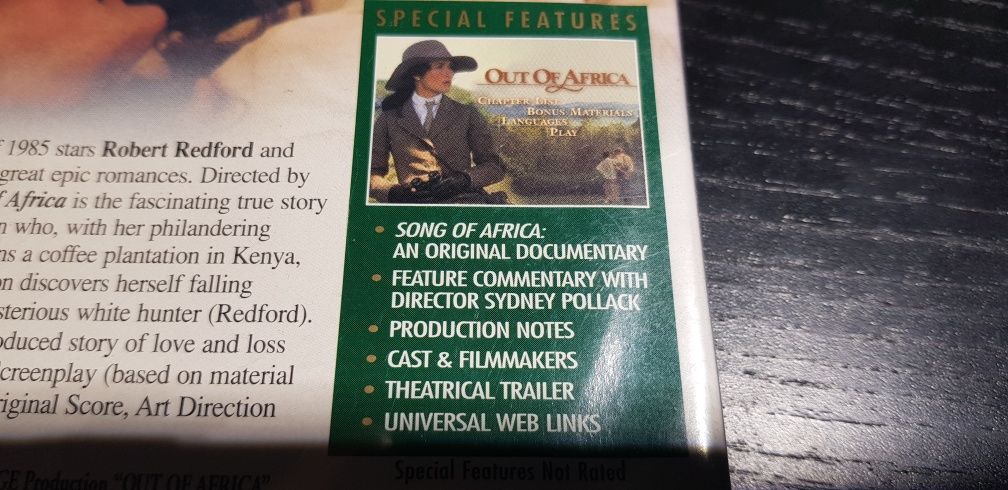 Out of Africa Collector's Edition wersja Amerykańska NTSC region 1