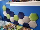 Panele tapicerowane heksagon  plaster miodu 30 x 26