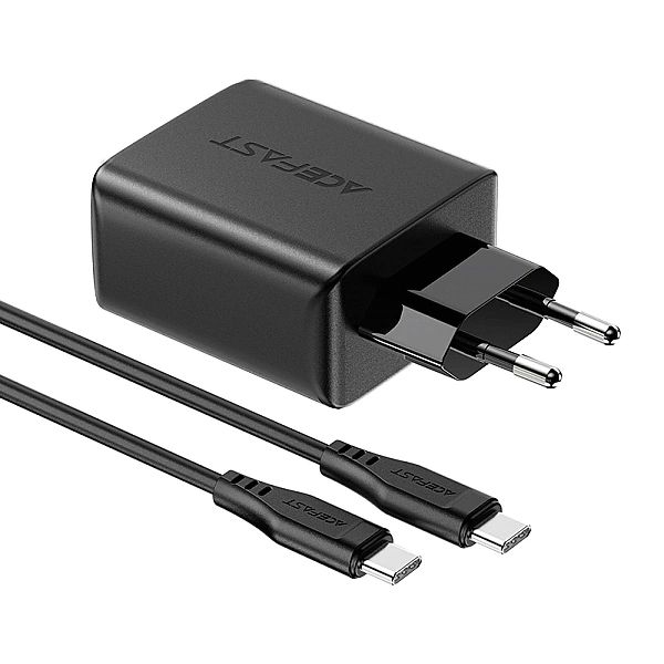 Acefast 2w1 ładowarka sieciowa 2x USB-C / USB-A 65W, PD, QC 3.0, AFC,
