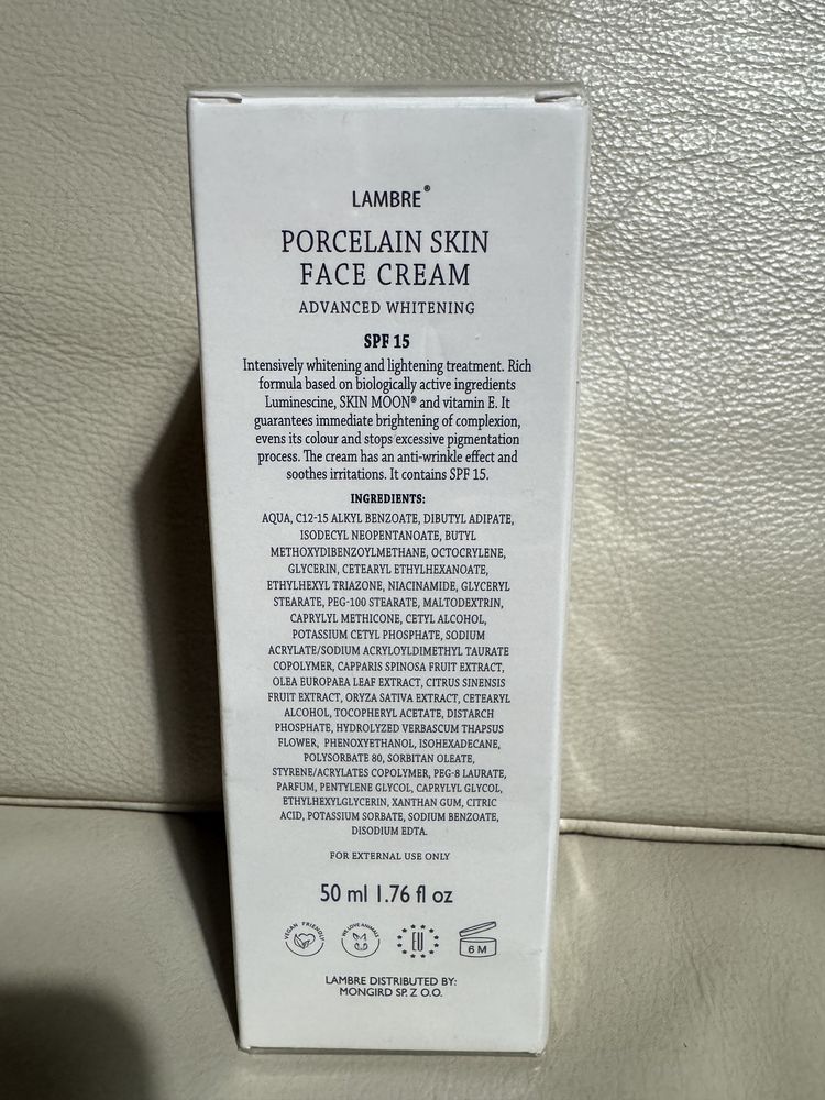 Krem z SPF15 Lambre