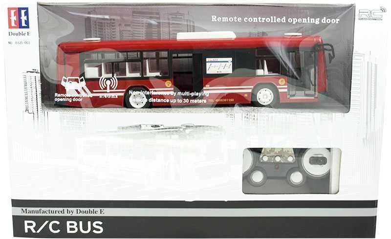 AUTOBUS RC Zdalnie Sterowany Z DRZWIAMI LED Pojazd Samochód DOUBLE E