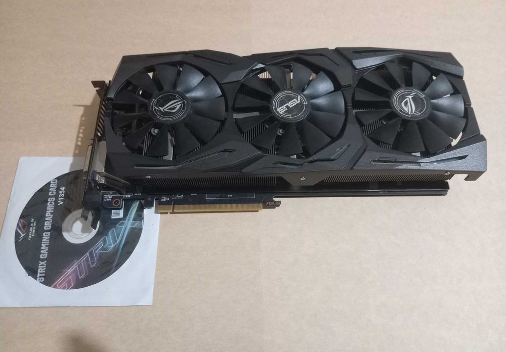 Відеокарта Asus Radeon RX580 ROG Strix OC 8GB GDDR5 (256bit) 1360/8000
