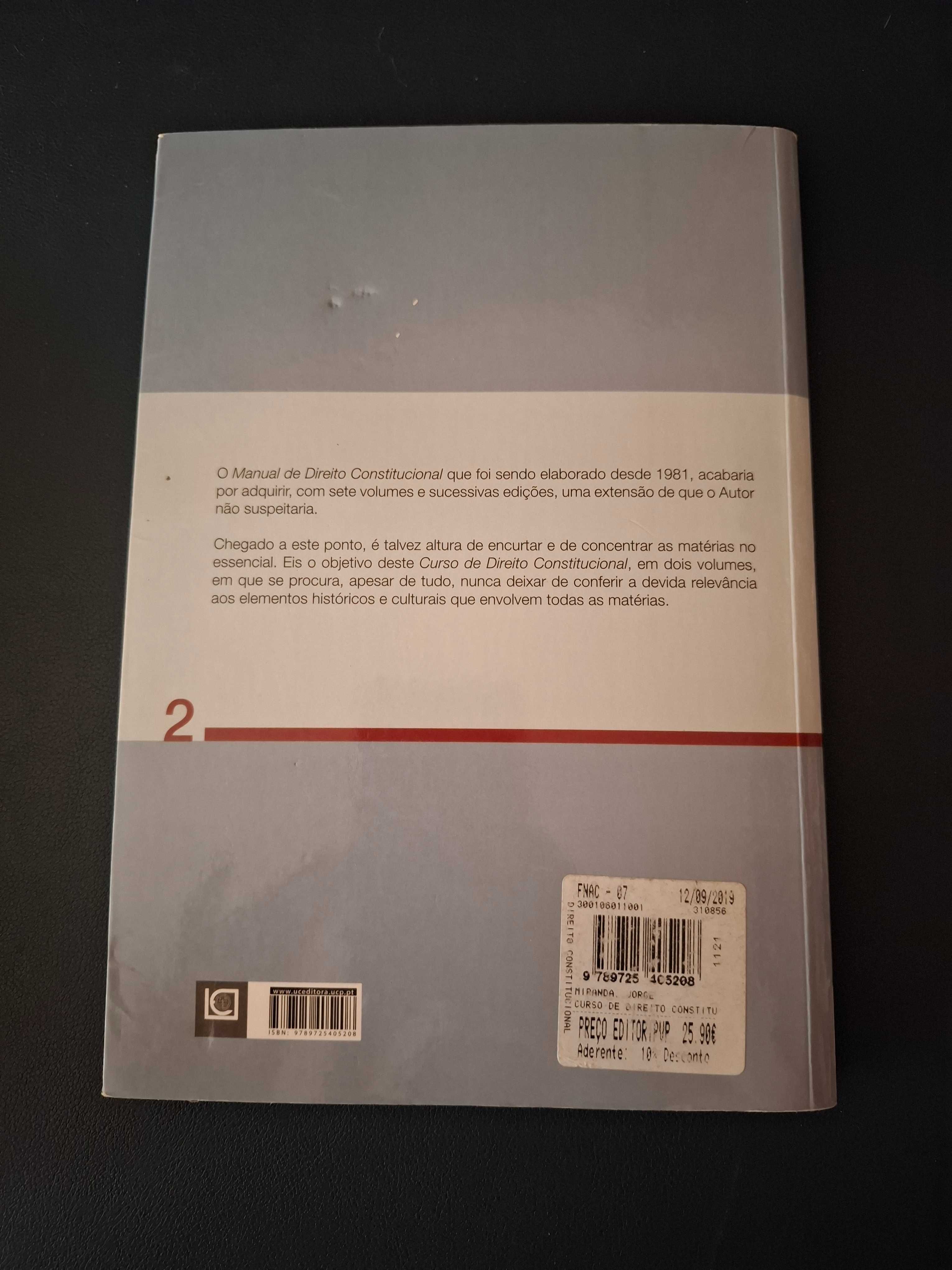 Direito Constitucional - Jorge Miranda