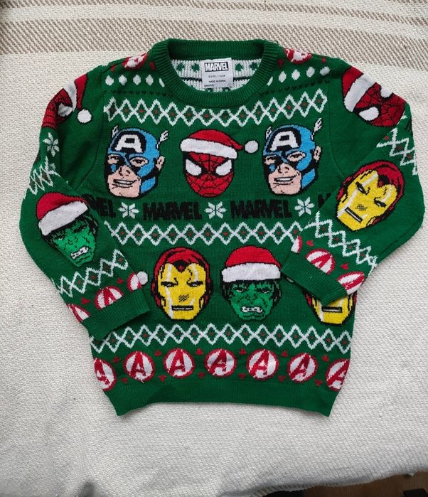 Sweterek świąteczny Marvel
