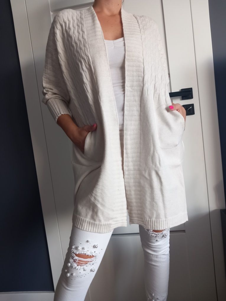 Kardigan damski z miękkiej dzianiny xl-5 xl