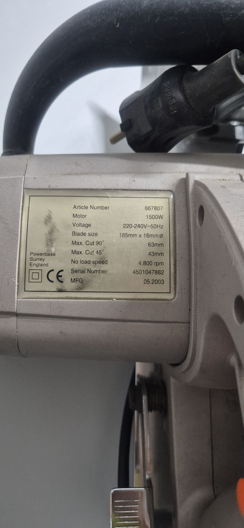 Pila tarczowa 1500w