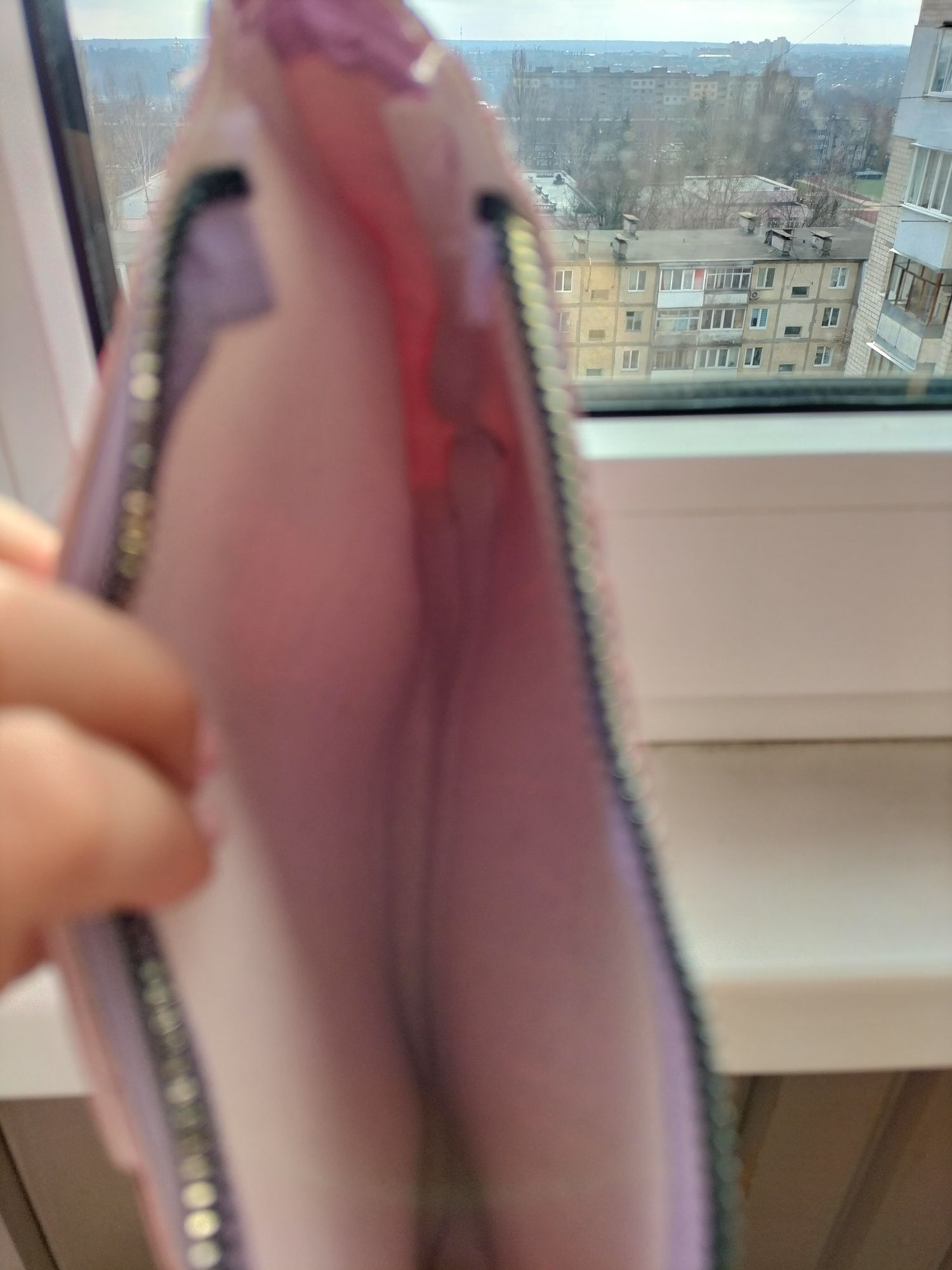 Рожева сумочка без ланцюжка