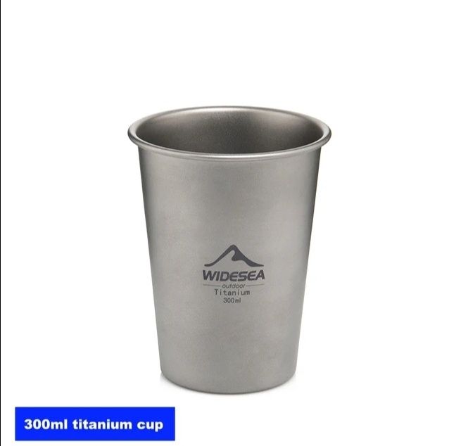 НОВИНКА! Титанові стакани (кружки) Widesea,  300мл, 500мл