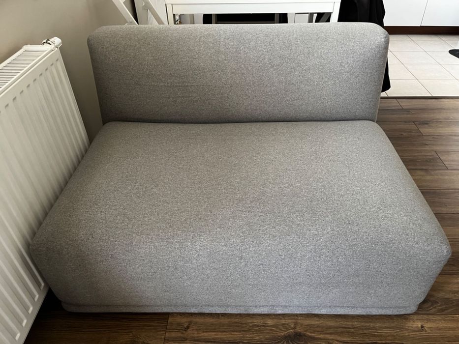 Sofa nierozkładana, moduł, fotel w stylu BoConcept szara