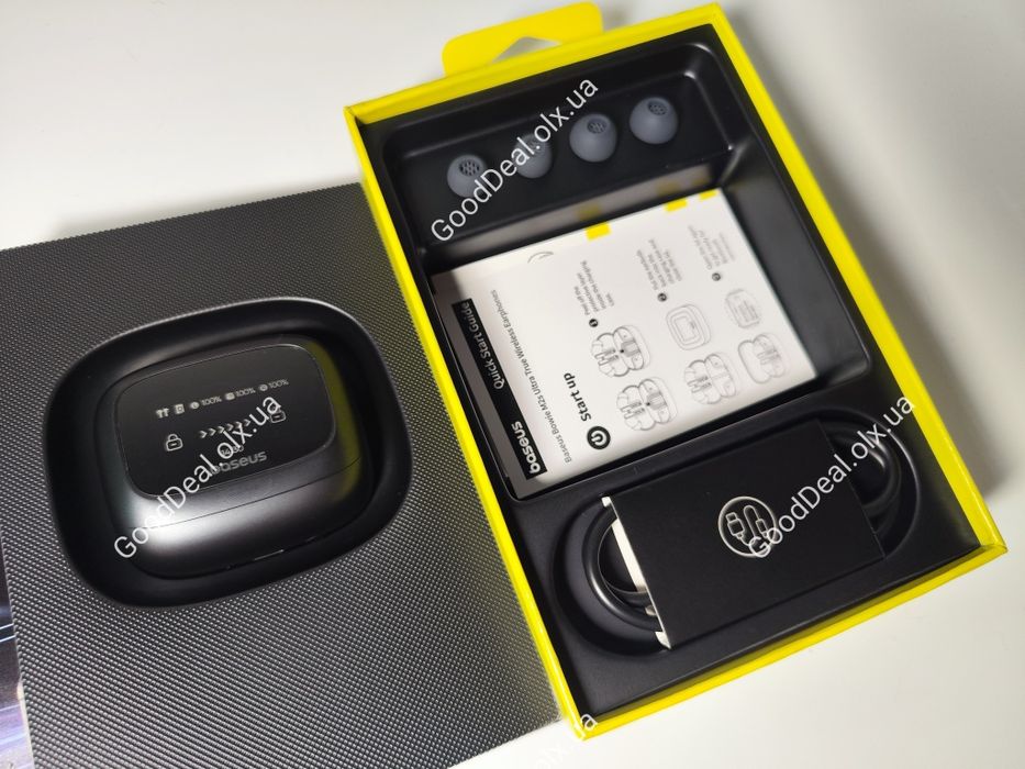 Навушники Baseus Bowie M2s Ultra з екраном, Hi-Res, новi