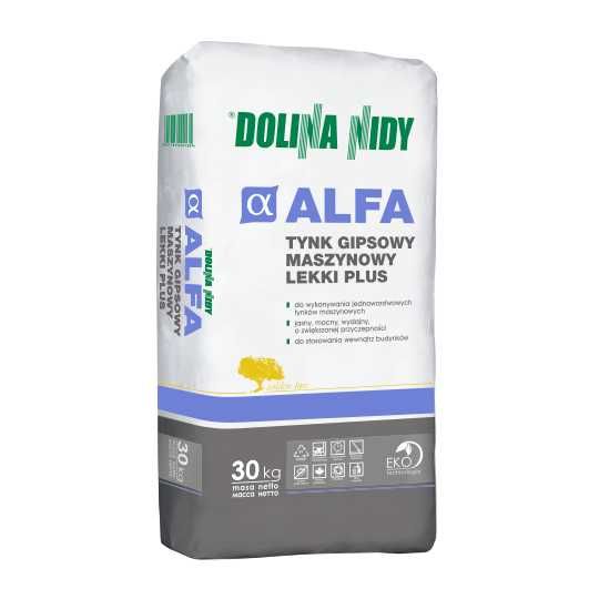 Tynk Gipsowy Alfa 30kg DOLINA NIDY