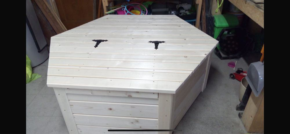 Studnia zabudowa drewno