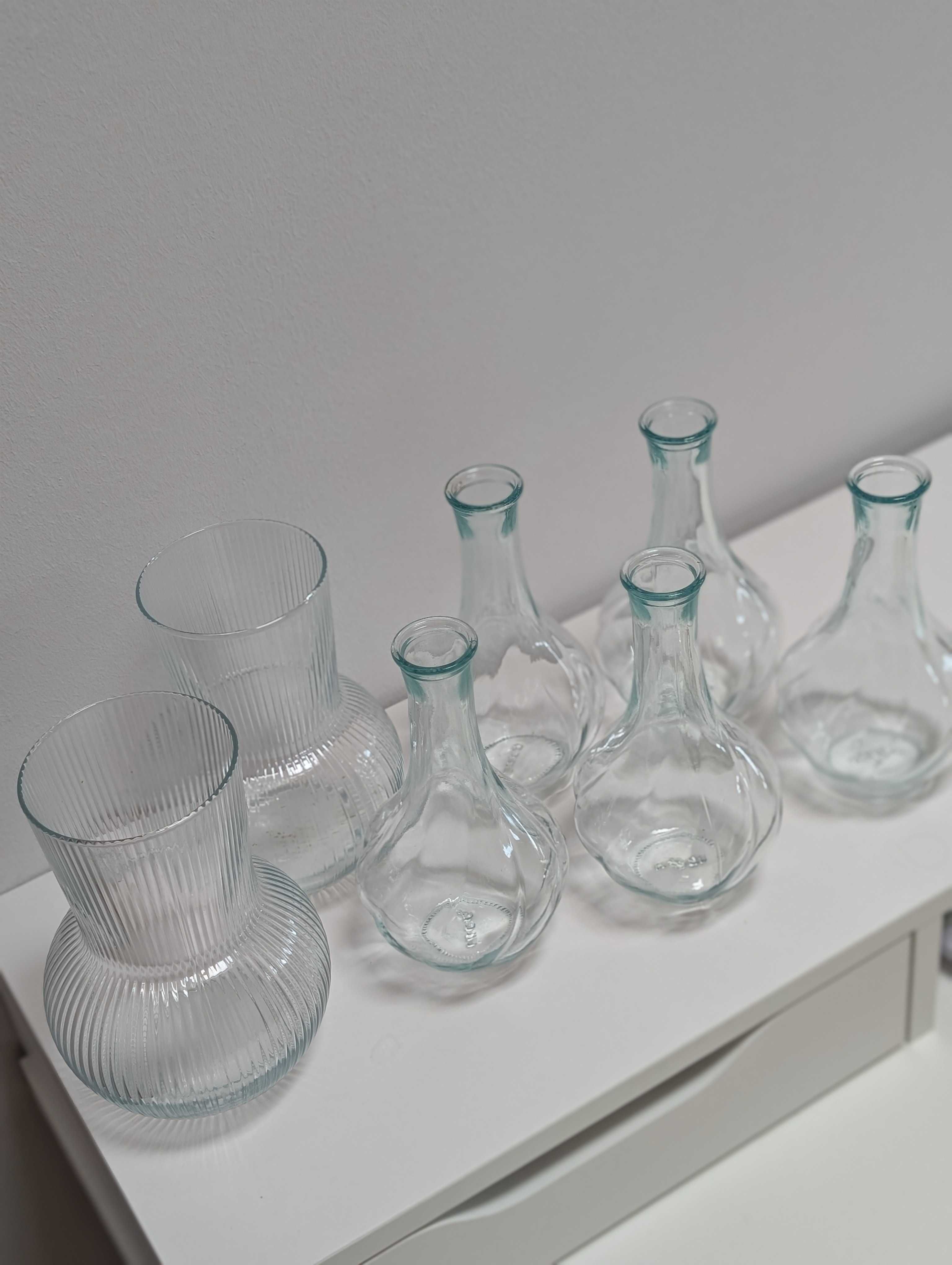 Wazony tanio dużo przezroczyste siedem ślub wesele dekoracja Ikea tani