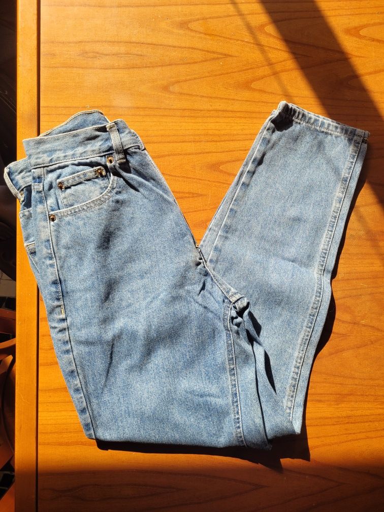 Calças de ganga azuis claras da Pull&Bear