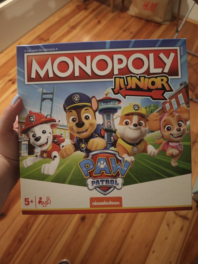 Gra monopoly junior psi patrol