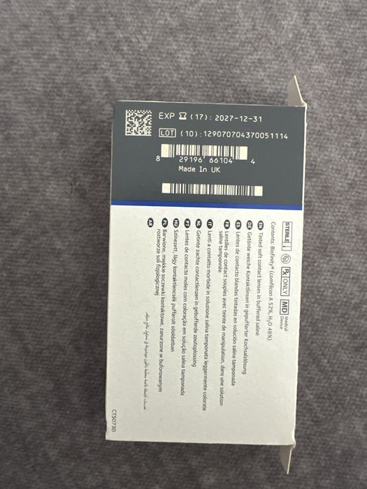 Soczewki biofinity -1,25 miesieczne 8.6, 14,0 x 2 szt