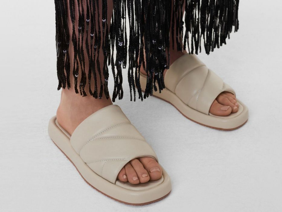 Жіночі шкіряні шльопанці Kazar, 40 розмір