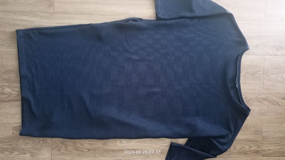 Sukienka Bonprix 36/38 granatowa rękaw 3/4