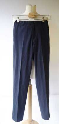 Spodnie Granatowe Cubus 158 cm 13 lat Eleganckie Garnitur