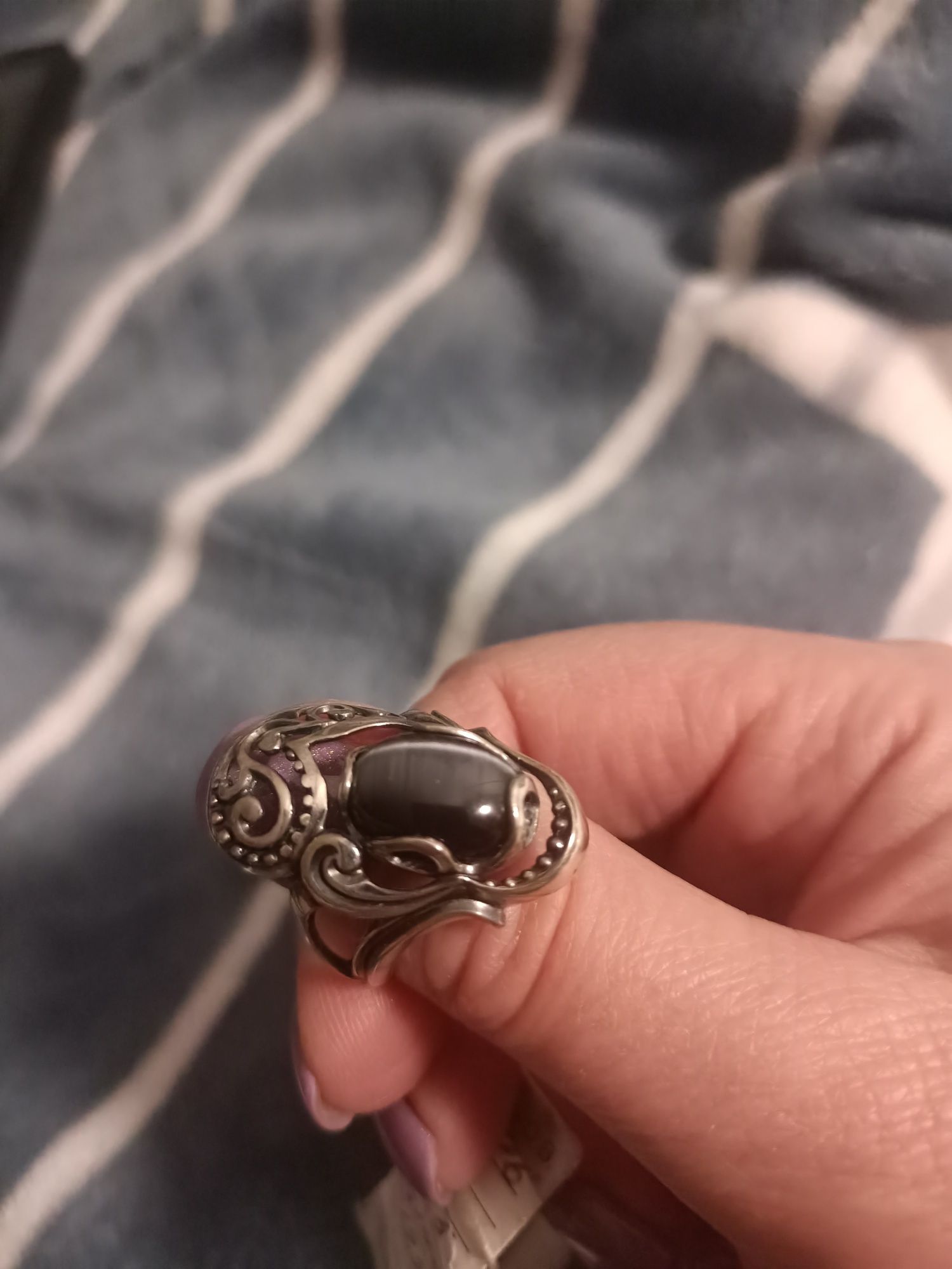 Кольцо серебряное