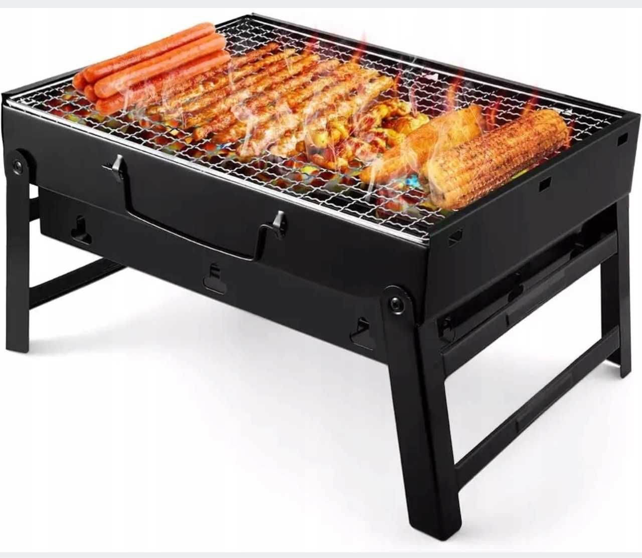Przenośny składany grill turystyczny walizka – idealny na kemping