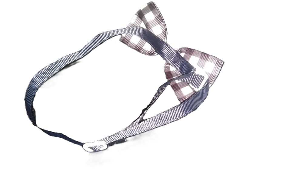 OBROŻA DLA PSA KOTA Kokarda Kokardka Muszka Mucha Regulowana w kratę