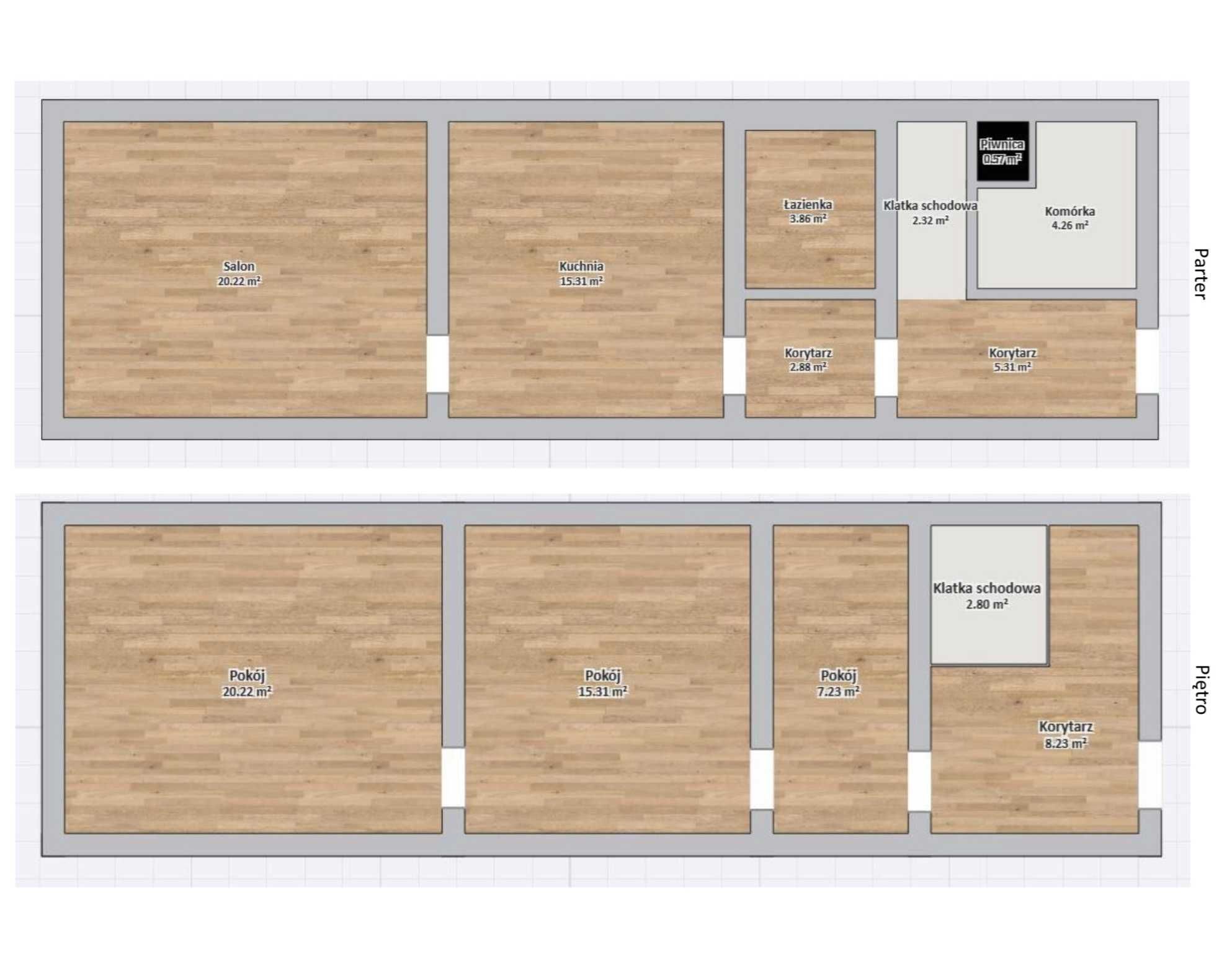 Dom 102 m² z piwnicą, balkonem, garażem i ogrodem – Będzin, Grodziec